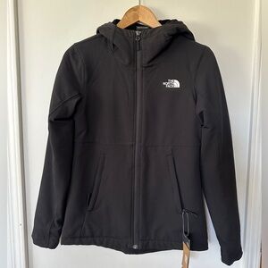 The North Face Women's Black Shelbe Raschel Full-Zip Hooded Jacket